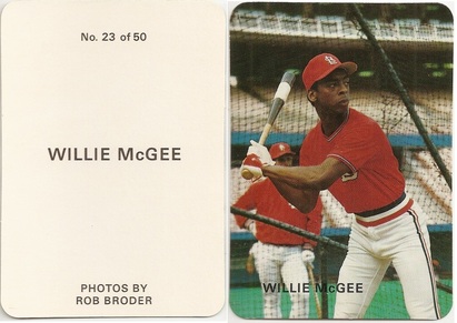 Willie McGee Price List - Supercollector Catalog