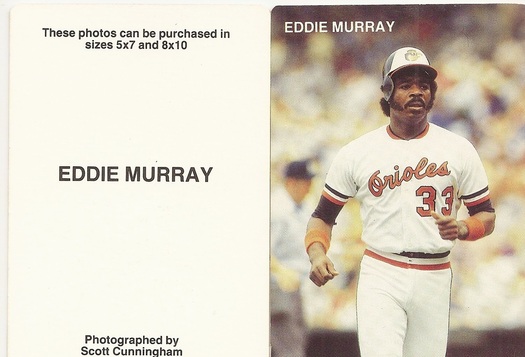 Eddie Murray (Hall of Fame) Football Cards