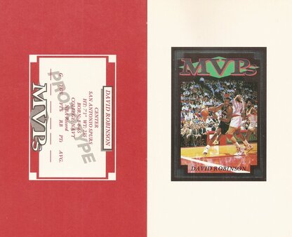 LEGENDS VOL. 4 NO. 4 - DAVID ROBINSON - W/CARDS - SEPT/OCT 1991