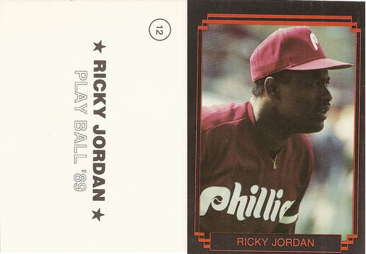 1993 John Kruk Philadelphia Phillies Black Russell MLB World